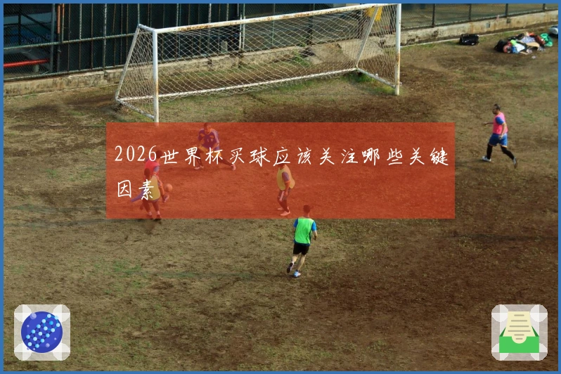 2026世界杯买球应该关注哪些关键因素