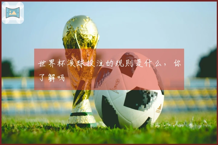 世界杯滚球投注的规则是什么，你了解吗